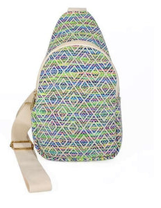 Aztec sling bags