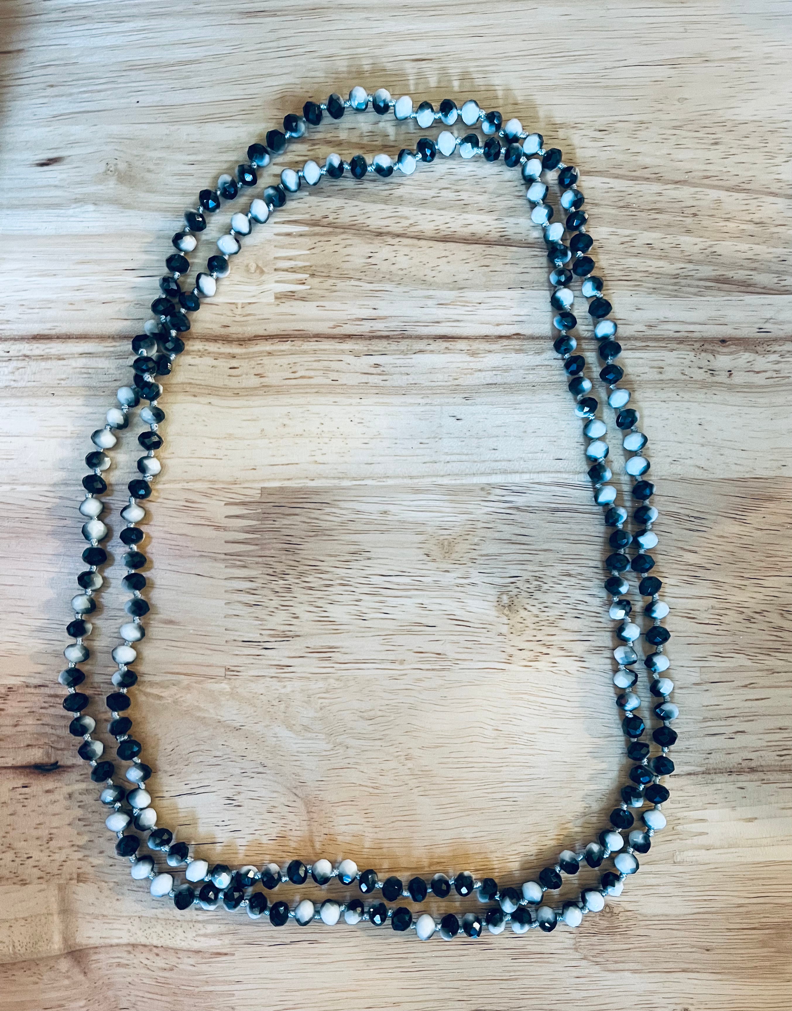 60” inch beaded necklaces