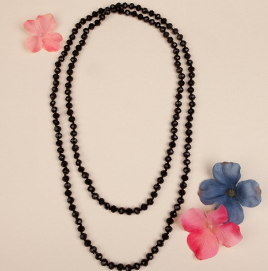 60” inch beaded necklaces