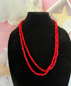 60” inch beaded necklaces