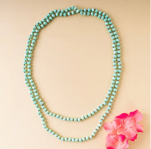 60” inch beaded necklaces