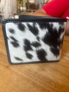 Cowhide leather wallet